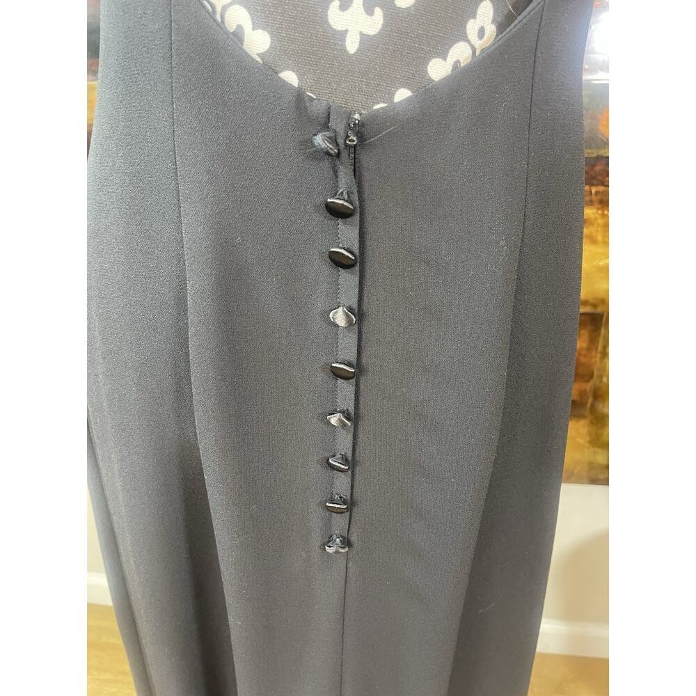 NWT Donna Morgan Laura Gown Black Women's Formal Evening Dress Prom Size 10​​ - Picture 4 of 7